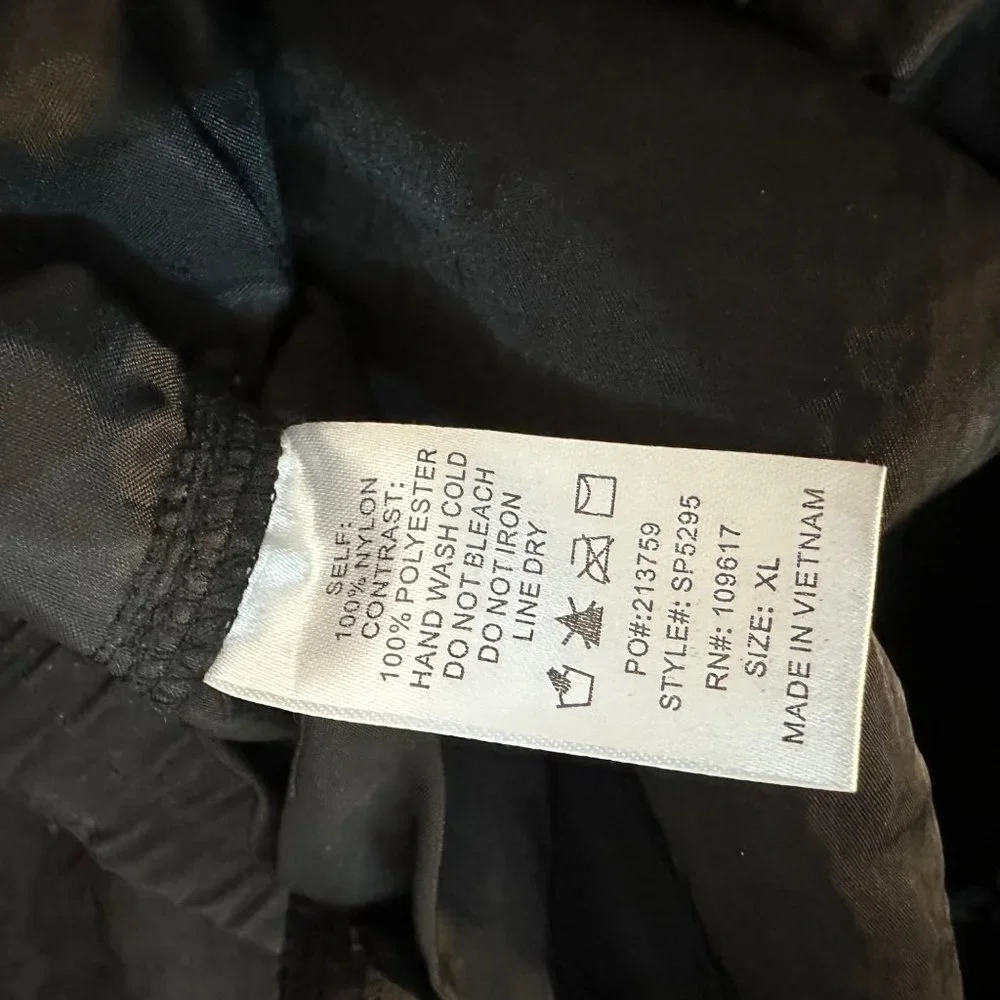 Shinestar Black‎ Polyester Button Fly Pant XL